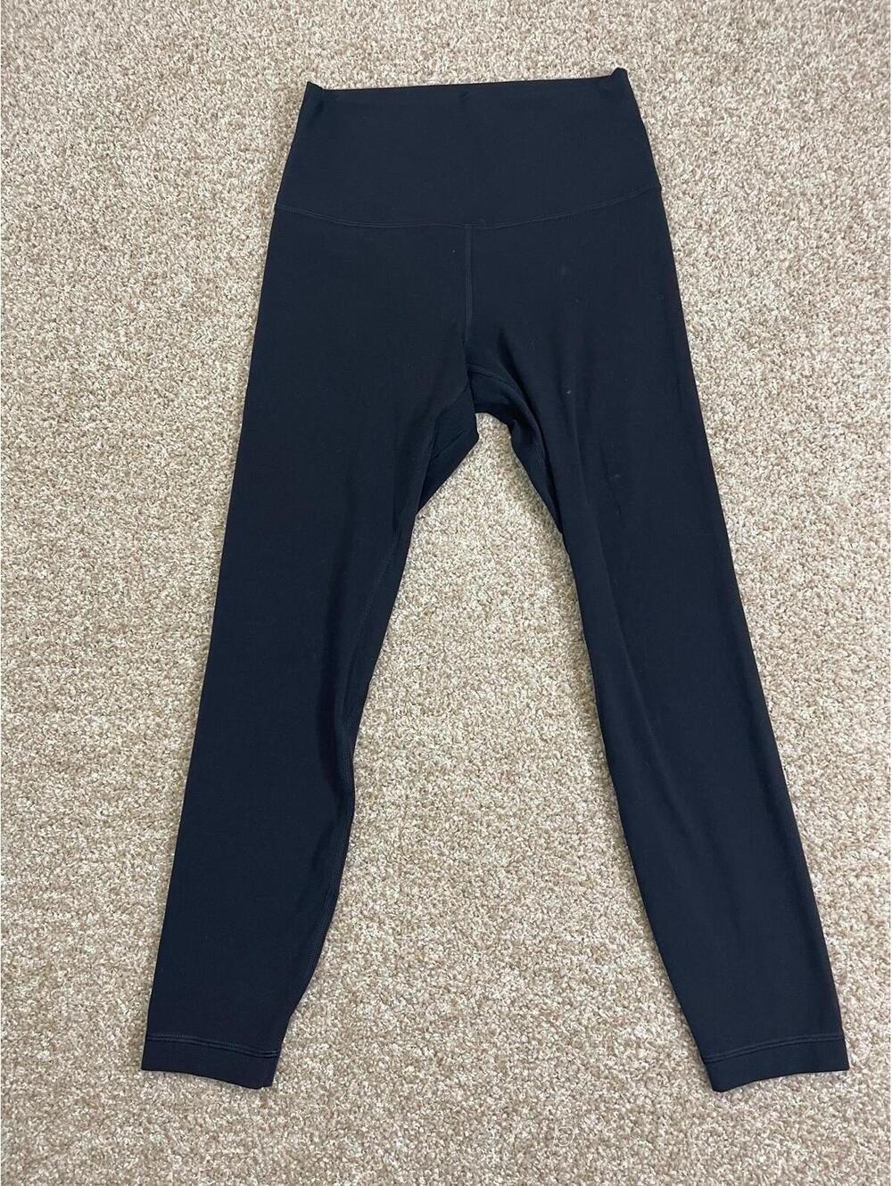 Lululemon Pants Womens 6 Black Stretch Activewear Black Leggings